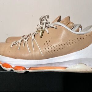 2015 Men's Nike KD 8 VIII EXT Vachetta Tan White Size 10.5 Used Rare OG